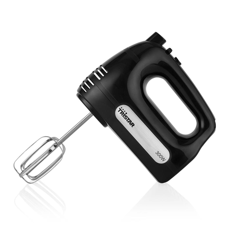 Tristar Hand Mixer MX-4201 Hand Mixer, 300 W, Number of speeds 6, Turbo mode, Black