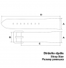 Laikrodžio dirželis Diloy SBR45.16.20