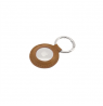 Fixed Case for AirTag Genuine cowhide, Brown
