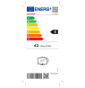 Sharp 43FH2EA 43" (108cm) 4K Ultra HD Smart Android Frameless TV, Google Assistant