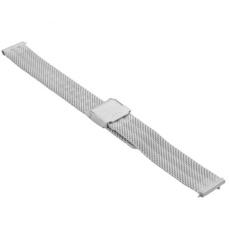 Apyrankė laikrodžiui BISSET BM-103/16 SILVER MAT
