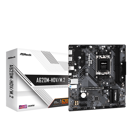 ASRock A620M-HDV/M.2 Processor family AMD