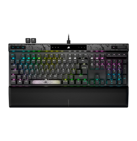 CORSAIR K70 MAX RGB Mechanical Gaming Keyboard, MGX Switch, NA Layout, Wired, Black