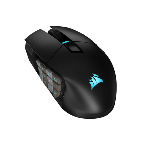 CORSAIR SCIMITAR ELITE RGB Gaming Mouse, Wireless, Black