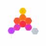 Nanoleaf|Shapes Black Hexagons Starter Kit (9 panels)|42 W|WiFi