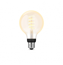 Hue WA 7W Filament G93 globe E27 | E27 | 7 W | Warm to cool white 2200-4500K | Bluetooth and Zigbee