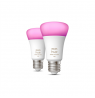 WCA 11W A60 E27 2pcs pack | E27 | 11 W | White and colour 2000K-6500K +16 million colors | Bluetooth and Zigbee