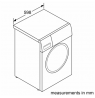 Bosch Washing Machine WAXH2KM1SN Energy efficiency class B