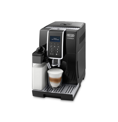 Delonghi Coffee maker DINAMICA ECAM 350.55 B Pump pressure 15 bar, Built-in milk frother, Fully automatic, 1450 W, Black