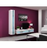 Shelf unit VIGO NEW 180/40/30 white/white gloss