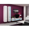 Shelf unit VIGO NEW 180/40/30 white/white gloss