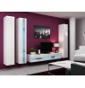 Shelf unit VIGO NEW 180/40/30 white/white gloss