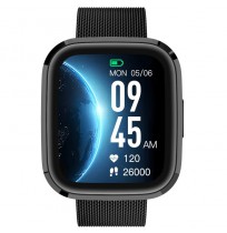 Išmanusis laikrodis su lietuvišku meniu Garett GRC STYLE Black steel