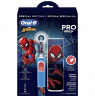 Oral-B Electric Toothbrush with Travel Case Vitality PRO Kids Spiderman  Rechargeable For children Number of brush heads include