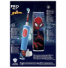 Oral-B Electric Toothbrush with Travel Case Vitality PRO Kids Spiderman  Rechargeable For children Number of brush heads include