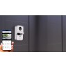 Tellur Smart WiFi Video DoorBell 1080P, Unlock function, Indoor chime, grey