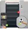 Tellur Smart WiFi Video DoorBell 1080P, Unlock function, Indoor chime, grey