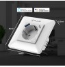 Tellur Smart WiFi Wall Plug 3600W 16A, PD20W, USB 18W, energy reading, white