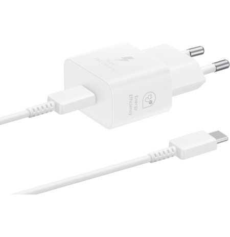 Samsung 25W Power Adapter Type-C (with cable) White