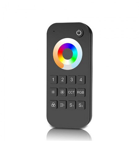 RT10 nuotolinis valdymo pultelis, 4 zonų RGB/RGBW ir CCT