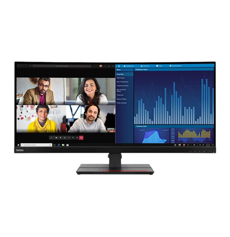 Lenovo ThinkVision P34w-20 34.14 " IPS 21:9 4 ms 300 cd/m² Black 60 Hz HDMI ports quantity 2