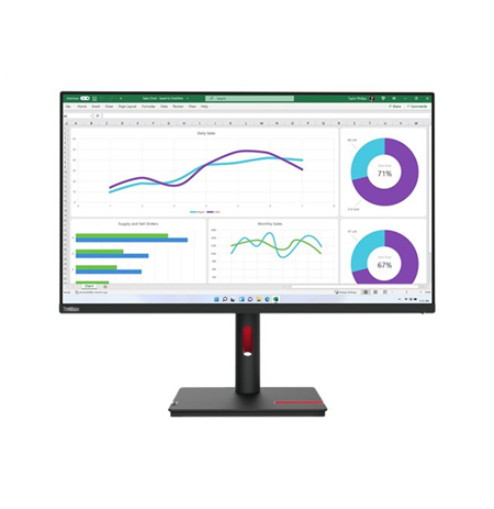 Lenovo ThinkVision T32h-30 31.5 IPS 2560x1440/16:9/350 nits/DP/HDMI/USB/Black/3Y Warranty Lenovo