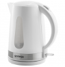 Gorenje | Kettle | K17WE | Electric | 2200 W | 1.7 L | Plastic + metal | 360° rotational base | White