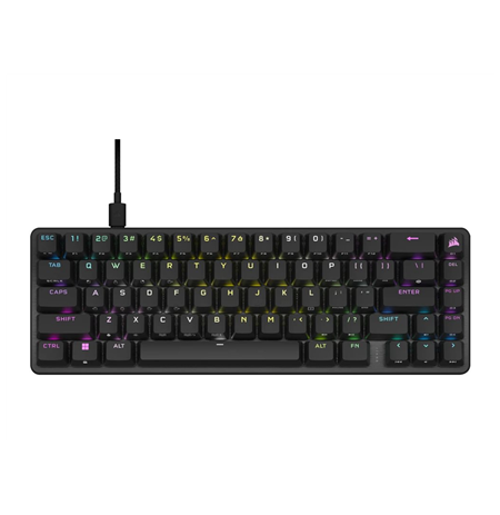 CORSAIR K65 PRO MINI RGB Mechanical Gaming Keyboard, OPX Switch, NA Layout, Wired, Black Corsair