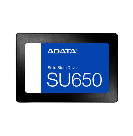 ADATA Ultimate SU650 2000 GB SSD form factor 2.5" SSD interface SATA 6Gb/s Write speed 450 MB/s Read speed 520 MB/s