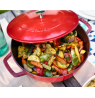 Deep frying pan with lid STAUB 28 cm 40511-474-0