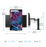 Benq USB-C Monitor PD3205UA 31.5 " IPS UHD 16:9 5 ms 350 cd/m² Black HDMI ports quantity 1 60 Hz