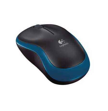 LOGI M185 cordless Mouse black blue USB