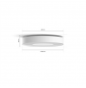 Philips Hue Infuse L ceiling lamp white Philips Hue Infuse L ceiling lamp white 52.5 W White and color ambiance 2000-6500 Blueto