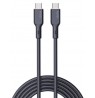AUKEY CB-SCC101 USB-C Type-C Power Delivery PD 100W 5A 1m Silikon Black