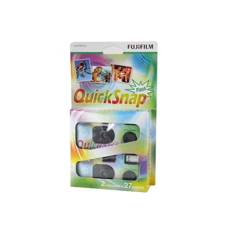 Fujifilm 7130786 QuickSnap 400 Disposable Flash Camera (Pack of 2) Fujifilm