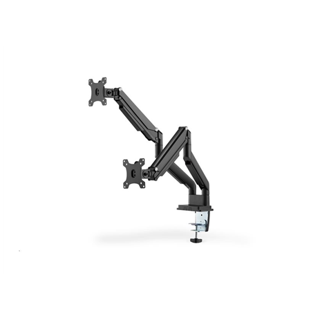 DIGITUS Universal Dual Monitor Mount with Gas Spring and Clamp Mount Digitus