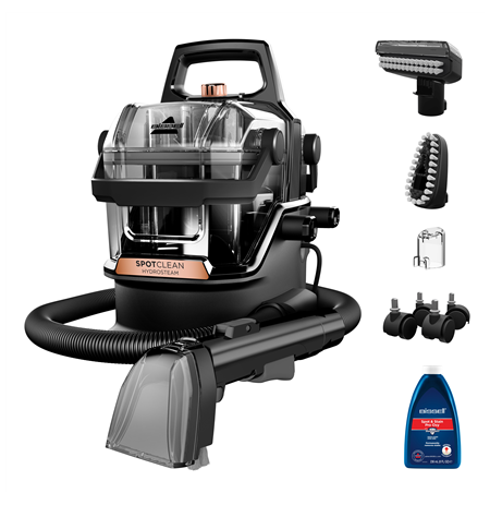 Bissell Portable Carpet and Upholstery Cleaner SpotClean HydroSteam Pro Corded operating Washing function - V 1000 W Black