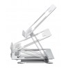 Gembird NBS-D1-03 Foldable notebook riser stand, silver
