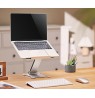 Gembird NBS-D1-03 Foldable notebook riser stand, silver