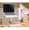 Gembird NBS-D1-03 Foldable notebook riser stand, silver