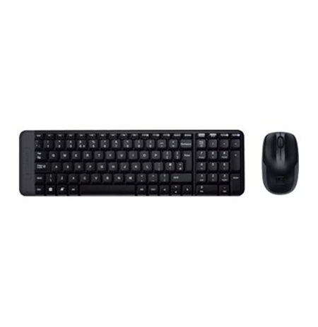 Logitech MK220 Combo Wireless Keyboard and Mouse US Black Logitech