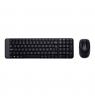 Logitech | Combo Wireless Keyboard and Mouse | MK220 | Keyboard and Mouse | Wireless | Mouse included | US | N/A | Black