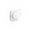 Philips Hue Tap dial switch white Philips Hue Tap dial switch white	 White
