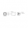 Hikvision IP Camera DS-2CD1043G2-I Bullet 4 MP 2.8mm/4mm IP67 H.265+ Micro SD, Max.256GB