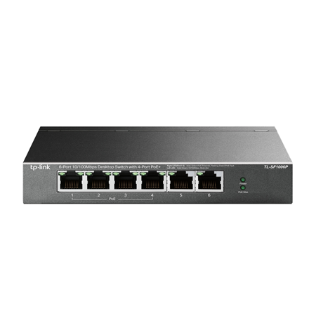 TP-LINK Switch TL-SF1006P Unmanaged Desktop 10