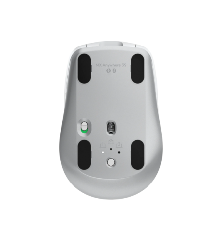 Belaidė pelė Logitech MX Anywhere 3S - RF Wireless + Bluetooth, Laser, 8000 DPI, Pale Grey (White)