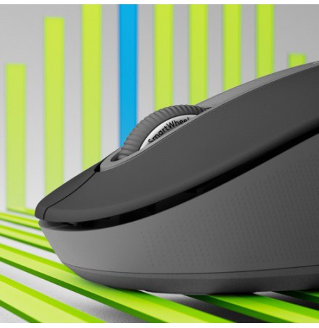 Logitech Signature M650 L Left Belaidė pelė, RF Wireless + Bluetooth, 2000 DPI, Graphite