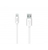 Data Cable USB to Lightning MFI 2.4A 12W 1.2m By Fonex White