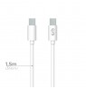 Data Cable Type-C to Type-C 100W 1.5m By Fonex White