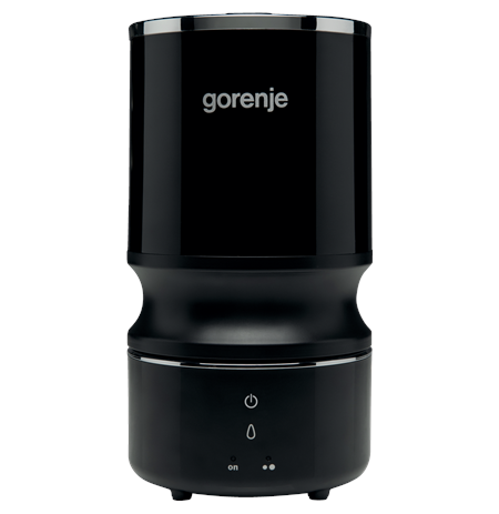Gorenje Air Humidifier H08WB Humidifier 22 W Water tank capacity 0.8 L Suitable for rooms up to 15 m² Ultrasonic technology Bla